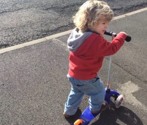 pink scooter for 2 year old