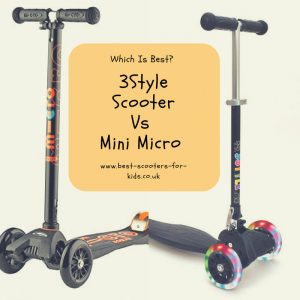 yellow mini micro scooter