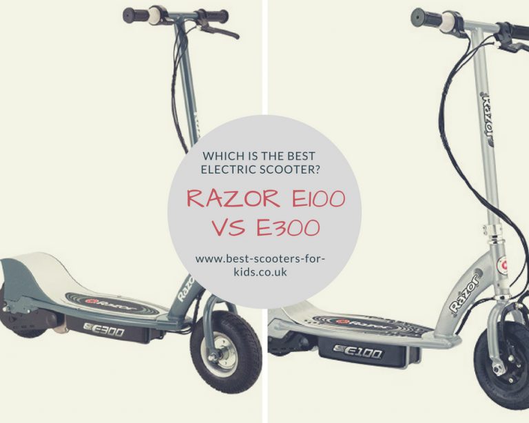 Razor E100 vs Razor E300