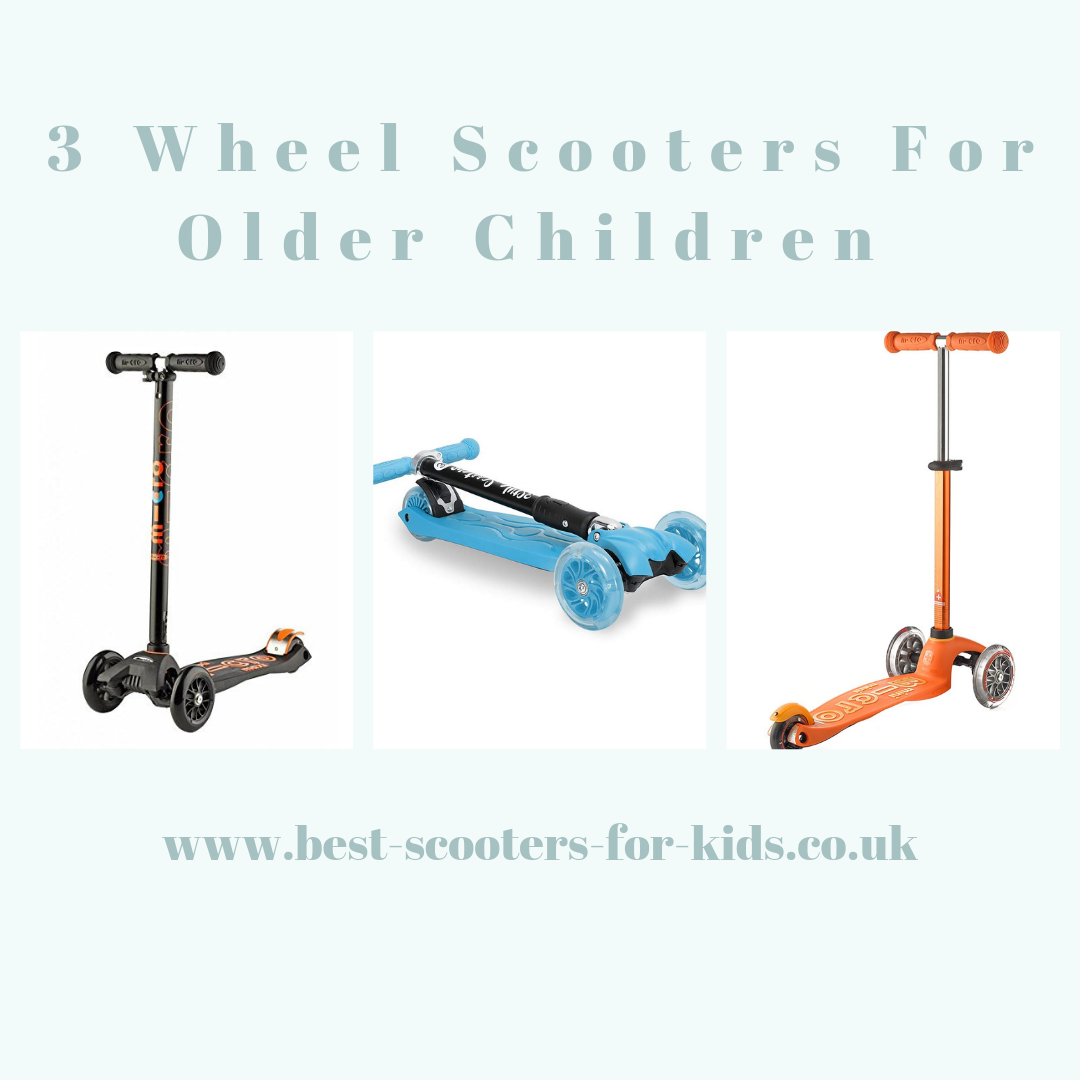 3 wheel scooter for older child